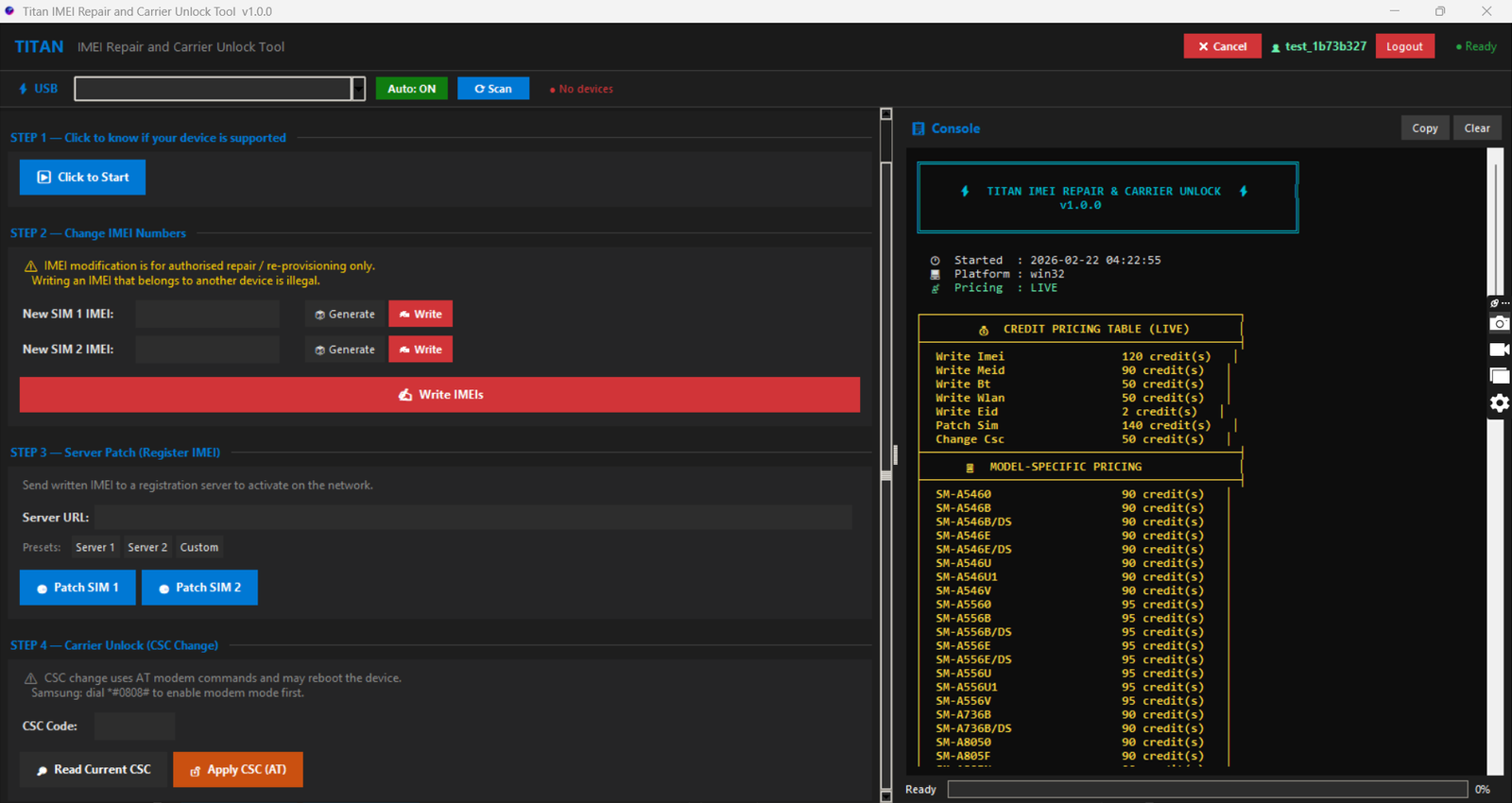 Titan IMEI Repair screenshot 3